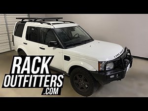 Land Rover LR4 with Yakima LockNLoad Roof Rack Platform