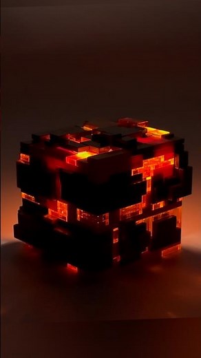 Magma Block - Lego Minecraft (tutorial) #shorts