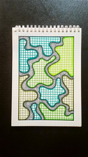 Day 4 - Easy Doodle Art Tutorial #doodle #doodleart #easy #drawing #art #zentangle #zen