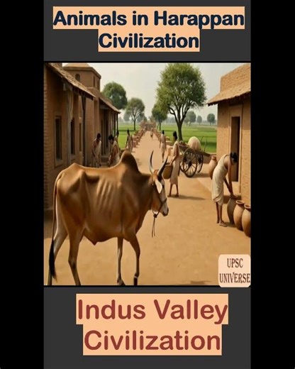 Animals in Harappan civilization |‪@UPSC.Universe2026‬ #indusvalleycivilization #upsc #upsc2026