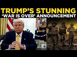 TRUMP LIVE: Trump Says “The War Is Completely Over” | Breaking News & Latest Update | WORLD NEWS