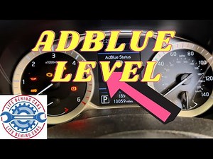 How to check the AdBlue level and reset the warning light on the Nissan Navara