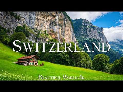 Switzerland 4K | From Spring Blossoms to Summer Meadows Across the Majestic Swiss Alps