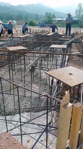 🚧MASSIVE Concrete Pour: Building a Batching Plant Foundation! #construction #concretemachinery