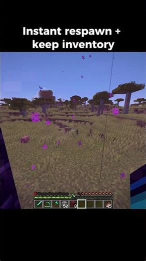 Instant respawn + keep inventory = ???