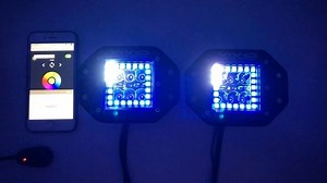 17 reactions · 9 comments | ‼️New Arrival‼️ 3” 30w led flush mount rgb chasing halo led pods / cubes with Bluetooth app controller  Get yours at www.vividlightbars.com link in bio #vividlightbars | Vivid Light Bars | Facebook