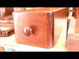 Restoration of an Antique Singer Treadle Sewing Machine Part 7 - Refinishing the Wood