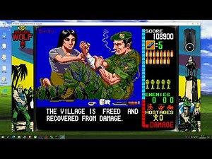 Operation Wolf Arcade longplay (MAME) single credit high score 827,500