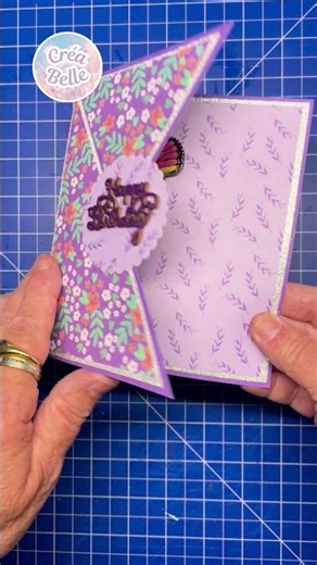 Tuto superbe carte d'anniversaire ! Dispo sur la chaine ❣️#diy