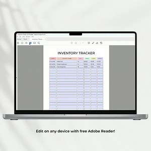 Editable Inventory Tracker, Business Product Inventory List, Inventory Management Form, Inventory Sheet, Inventory Organizer, Printable PDF - Etsy Australia