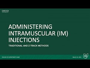 Intramuscular Injections