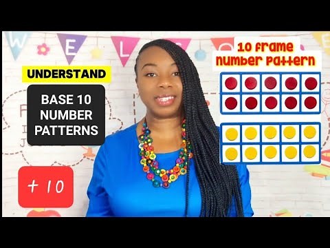 Using a 10 frame | Understanding Base 10 | 10 frame for elementary learners |10 frame number pattern
