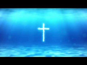 Underwater Cross Reflection || Baptism Background Video || 1 Hour Christian Meditation