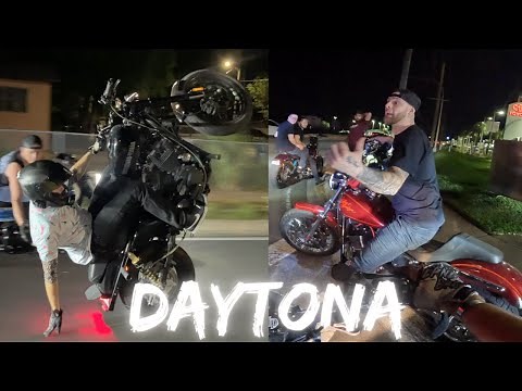 Night Riding DAYTONA During Harley BIKE WEEK!