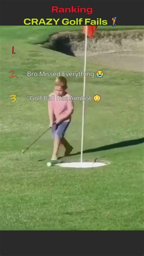 Ranking Golf Disasters by Humiliation Level