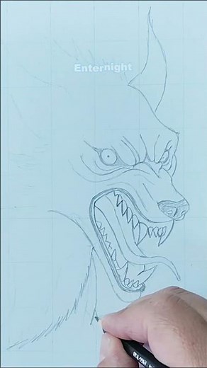 Como dibujar un lobo #aprendiendoadibujar
