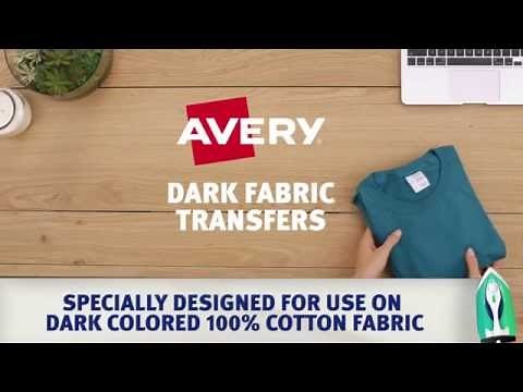 Customize Your Gear with Avery® Dark Fabric Transfers