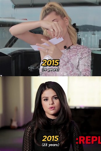 Hailey Bieber & Selena Gomez through the years #fyp #haileybieber #selenagomez #throughtheyears #evolution
