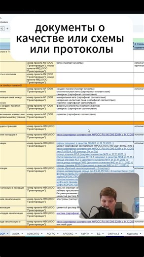 Подгрузка документов в базу данных