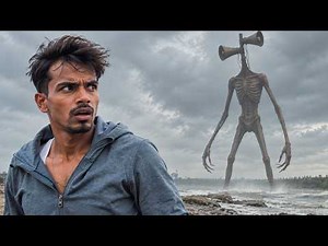 Siren Head Appeared Near the Sea | A Terrifying Horror Encounter | VFX Short Film #sirenhead