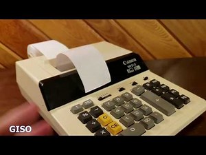 Canon MP21D III Desktop Printing Calculator