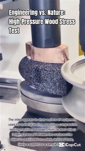 Engineering vs. Nature: High-Pressure Wood Stress Test