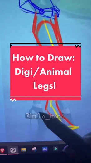 Art Tutorial: How to Draw Digitigrade Animal Legs!
