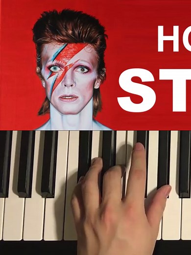 How To Play David Bowie Starman Piano Tutorial Lesson