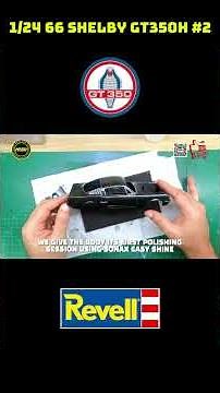 The Final Result Will Surprise You ➡️ 1/24 REVELL 66 SHELBY MUSTANG GT 350H #shortsvideo #shorts