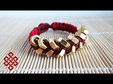 How to Make a Hex Nut Paracord Bracelet Tutorial (WOE)