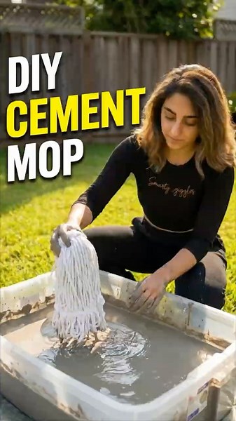 Making a Bird-Friendly Garden Planter from a Mop 🐦 #DIY #gardening #craft