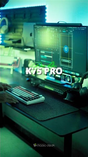 🔥 Customized- Mechanical Keyboard (Tri-Mode, RGB)⭐️ #budgetkeyboard #customkeyboard #magicdesk