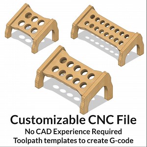 Parametric CNC Collet Holder File – Easy to Customize, ER Collet Organizer - Etsy Canada