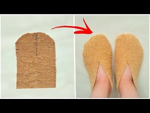 🔥 Never Seen Before! Learn how to Make Slippers Without a Sewing Machine