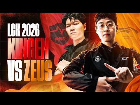 ZEUS VS KINGEN - HLE VS NS HEATS UP LCK SPRING 2026