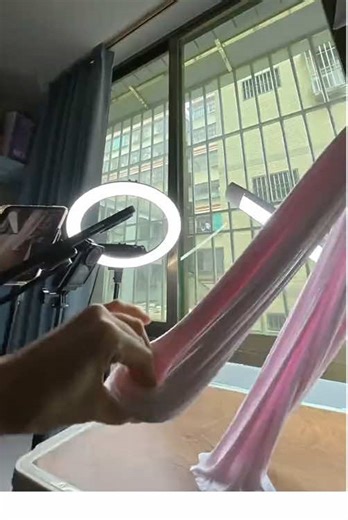 📱First-Person Slime Play! It Leaked & Got Stretchy AF🤯 #FirstPersonSlime #SlimeASMR #StretchySlime #SlimePlay #DIYSlimeFun