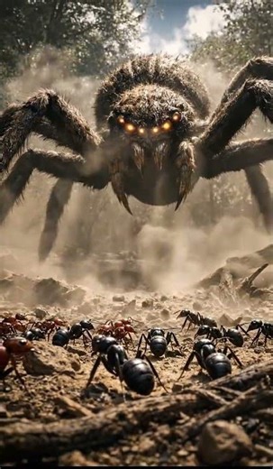 Red vs Black Ant War… Then THIS Monster Dropped😨