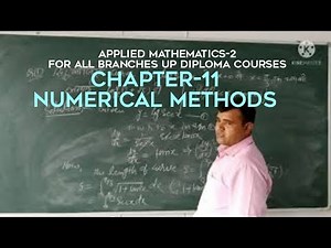 Chapter-11 Numerical Methods to solve Algebriac Equation