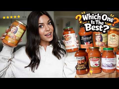 I Tried Every Vodka Sauce from the Store… Some Were NOT Worth It 🍝