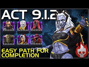 MCOC: Act 9.1.2 - Easy Path For Completion - Ironheart Vs Storm Pyramid X - 2024