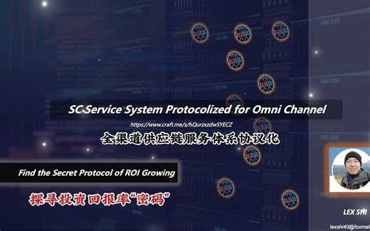 全渠道供应链服务体系协议化 SC Service System Protocolized for Omni Channel