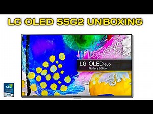 LG OLED 55G2 UNBOXING || Gallery Edition || 2022 OLED EVO || LG OLED TV