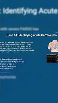 Barotrauma in Kids: Can You Spot It Before It's Too Late? 🚨 | Pediatric Case Review