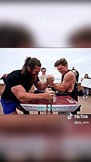 Epic Arm Wrestling Battle: Grandpa vs 22-Year-Old