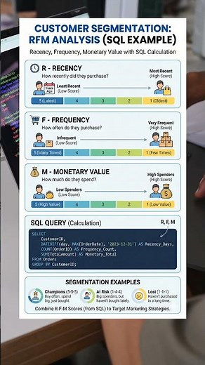 Customer Segmentation RFM Analysis SQL