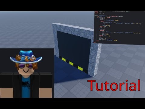How to make a simple gate in roblox studio! (Tutorial)