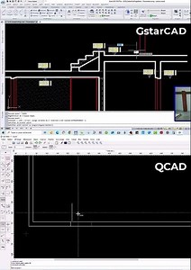 GstarCAD vs QCAD