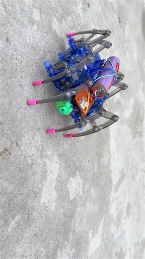 Homemade 😂 spider robot 🤖 how to make spider robot #experiment