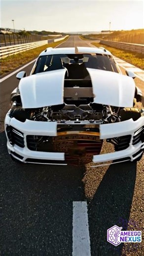 Porsche Cayenne EV Logo Transformation | Futuristic • Electric • Reveal | Ameego Nexus