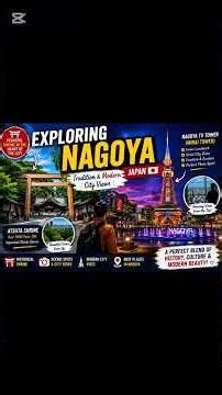 Exploring Nagoya Japan. Tradition and Modern City Views